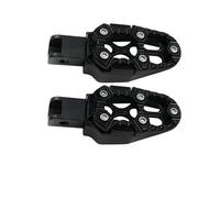 Foot Peg Brackets for 1 Pair Motorcycle Modification Aluminum Alloy Pedals Rear Anti Slip Pedal Universal Foot Pedal Motorcycle Accessories Footpegs Foot Pegs Pedals(Black)