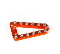 Foot Peg Brackets for 125-501 FC for TC 2015 TE for TE I for FE for TX for FX for TC for FC 2016-2022 Motocross 68mm Rear Brake Pedal Lever Step Plate Footpegs Foot Pegs Pedals(Orange)