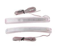 Foot Peg Brackets For 2PCS/pair Soft Flashing FPC Universal Yellow 9 SMD Amber Source Turn Signal Light Auto Rearview Mirror Indicator Lamp Foot Pedals Rests