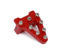 Foot Peg Brackets for 70 90 107 110 for 125CC Dirt Pit Bike Motocross Parts CNC Brake Pedal Step Tip Aluminum Motorcycle Accessories Footpegs Foot Pegs Pedals(Red)