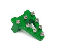 Foot Peg Brackets for 70 90 107 110 for 125CC Dirt Pit Bike Motocross Parts CNC Brake Pedal Step Tip Aluminum Motorcycle Accessories Footpegs Foot Pegs Pedals(Green)