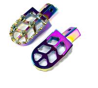 Foot Peg Brackets for Cr for Crf 125 250 500 230 for 451r Accessory Motorcycles Footrests Pedals Pegs CNC Aluminum Alloy Off-Road Pedal Poses Feet Footpegs Foot Pegs Pedals