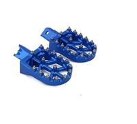 Foot Peg Brackets For CRF For XR 50 70 110 For M2R Pit Bike Motorcycle Universal CNC Colorful Footpeg Footrest Foot Pegs Foot Pedals(Blue)