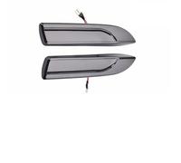 Foot Peg Brackets For For Panamera 970 Chassis G1 Before Facelift 2009-2016 Sequential Flashing LED Dynamic Turn Signal Side Marker Light Foot Pedals Rests(Dynamic Smoked)