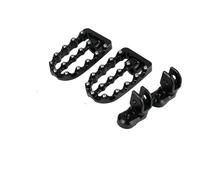 Foot Peg Brackets For Kawasaki For KLR650 1987-2018 2017 2016 2015 For KLR 650 Footrest Foot Peg Pedals Motorcycle 360° Adjustable Wide Footrests Footpeg Foot Rests(Black)