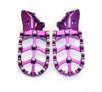 Foot Peg Brackets For Sur-Ron For Ultra Bee Modification Parts 2023 Motorcycle CNC Aluminum Alloy Foot Peg Footpegs Pedal Footrest Pedal Foot Pedals(PURPLE)
