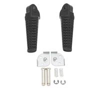 Foot peg Foot Pegs For Motorcycles For GSXR600 GSXR750 GSX-R DR-Z400S DR-Z400SM GSF600 BANDIT SV650 TL1000R TL1000S Motorcycle Rear Foot Pegs Footrests(Matte Black)