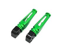Foot Peg For Kawasaki GTR1400 ER-6N ER-6F For Versys650 For Ninja650 ZRX1200 Motorcycle Aluminum Passenger Footrests Rear Pedal Foot Rest FootPeg (Color : Green)