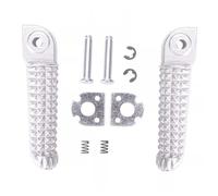 Foot Peg For YZF600 R6 YZF1000-R1 MT 07 09 XJ6 FZ1 Aluminum Motorcycle Front Rear Folding Foot Pegs Pedal Rest Footpegs Footrest(Rear)