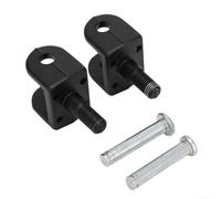 Foot Peg Holder Bracket, Aluminium Alloy Pedal Bracket For Surron For Light Bee S/X Electric Dirt Bike Accessories Easy Install Black 2 Pcs