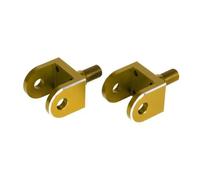 Foot Peg Holder Footrests Mount Compatible with Light Bee X S Segway X160 X260 LBX Foots Pedal Brackets Electric Dirt Bike Off-Road(Gold)