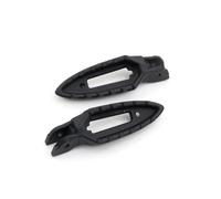 Foot Peg Rest Stop Rubber Compatible With Diavel 1260 1200 2011-2022 Models Motorcycle Footrests Pedal Bracket Fits Motocross Bikes(Black No Cover)