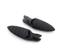 Foot Peg Rest Stop Rubber Compatible With Diavel 1260 1200 2011-2022 Models Motorcycle Footrests Pedal Bracket Fits Motocross Bikes(Black With Cover)