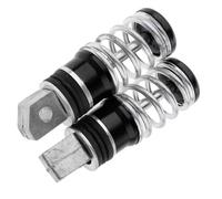 Foot pegs 8MM Hole Motorcycle Rear Passenger Foot Pegs Pedals Aluminum Rear For Spring Footrest Pegs Pedal 113x31mm Universal Moto Accessories