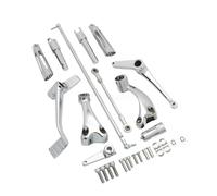 Foot Pegs Bracket Footpegs Motorcycle Forward Controls Complete Kit Footpegs Shifter Levers Linkages For Sportster XL883 XL1200 Forty Eight