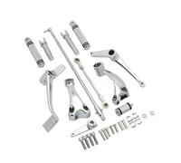 Foot Pegs Bracket Footpegs Motorcycle Forward Controls Complete Kit Footpegs Shifter Levers Linkages For Sportster XL883 XL1200 Forty Eight