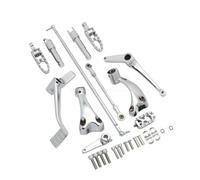 Foot Pegs Bracket Footpegs Motorcycle Forward Controls Complete Kit Footpegs Shifter Levers Linkages For Sportster XL883 XL1200 Forty Eight