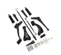 Foot Pegs Bracket Footpegs Motorcycle Forward Controls Complete Kit Footpegs Shifter Levers Linkages For Sportster XL883 XL1200 Forty Eight