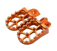 Foot Pegs Compatible With Motocross Bikes Fits 690 R SMC R Super Moto R 990 1050 1090 1190 1290 Adventure R S T Models Motorcycle Footrest Replacement Parts(For KTM Orange)