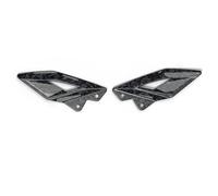 Foot Pegs Fit For Triumph Street Triple 765 R 765 RS 2016-2024 Motorcycle Foot Pedal Heel Guard Plates Decoration Carbon-look(CF forging texture)
