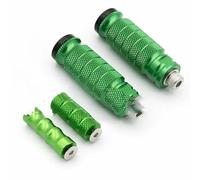 Foot Pegs Folding Foot Pegs CNC Aluminum Motorcycle Rearset Footrests Pedal Fit For Yamaha Fit For Honda Suzuki Fit For Modified Motorcycles Accessories(Green set)