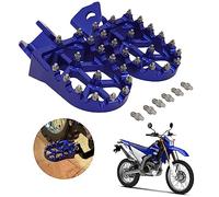 Foot Pegs Footpegs Footrests Foot Pedals Rests CNC MX For CR WR SMS WRE TC TE TXC TXCI SM SMR 50 65 125 150 250 300 310 360 400 449 450 510 511 570 510 Motorcycle -Blue
