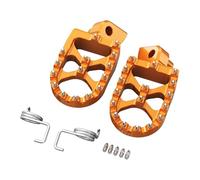 Foot Pegs Footrest For Yamaha YZ125 YZ250 1998 1999-2021 2022 2023 FIXCOR(Orange)