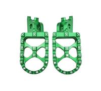 Foot Pegs Footrests For CR For CRF For 125R For 150R For 250R For 250X For 450R For 450X For 250RX For 450RX For 250F For 450L For MX Dirt Bike Motorcycle CNC Foot Pegs Foot Pedals Rests(Green)