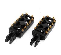 Foot Pegs Footrests For Softail 2018-2024 For Street For Bob For Low For Rider For S Slim Fat Boy Sport Glide Front Rear Motorcycle Foot Pegs MX Footrest(Gloden Front)