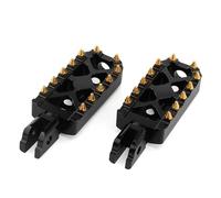 Foot Pegs Footrests For Softail 2018-2024 Street Bob Low Rider S Slim Fat Boy Sport Glide Front Rear Motorcycle Foot Pegs MX Footrest(Gloden Front)