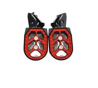 Foot Pegs Footrests For Ultra Bee Modified Foot Pedal Left And Right Pedel Off-road Dirtbike Accessories Foot Pedals Rests(Red)