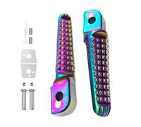 Foot Pegs for ATV & Motorcycle - Pedal Rests with Mount Brackets | Replacement Accessories for Dirt Bike, Outdoor Riding, Bikes, Trail Adventures & Powersports Vehicles
