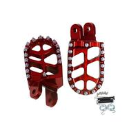 Foot Pegs For KLX300R 300SM 250R 250 250S 250SF 650 650R KLR650 Accessories Footrest Footpegs Foot Pegs Pedal(RED)