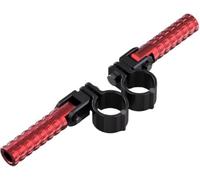 Foot Pegs For moto Foot Pedal 1 Pair Motorcycle Bumper Retrofit Footrest(Red 1 pair)