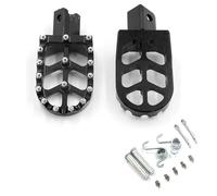 Foot Pegs For Motorcycles For CR CRFf 125 250 500 230 450R Motorcycle Off-Road Pedal Poses Feet CNC Pit Bike FootRest Footpegs Pedals(Black)