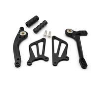 Foot Pegs For Suzuki SV650 SV 650 S 2015 2026 2017 2018 Aluminum Motorcycle Rearset Footrest Footpeg Brake Gear Shift Shifter Lever Wing(Black)