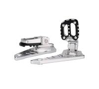 Foot Pegs For XADV 750 2021 2022 2023 2024 2025 Rear Pedal Folding Motorcycle Accessories(SILVER)