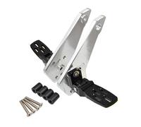 Foot Pegs For XADV750 X-ADV750 X-ADV 750 2021 2022 Motorcycle Footrests Passenger FootPegs Rear Pedal Foot Stand Folding Footrest(Silver black)