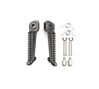 Foot Pegs Front/Rear Footrest Fit For YAMAHA R1 R6 FZ6 XJ6 FZ8 FZ1 Motorcycle Foot Rests Pedal(Black Front)