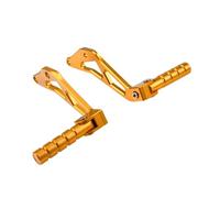 Foot Pegs Motorcycle Rear Passenger Foot Peg Rests Pedal Peg Bracket For Off-Road Electric For SURRON Sur-Ron For Light Bee X For Segway X160 X260(Golden)