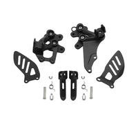 Foot Pegs Pedals Compatible With Suzuki For GSXR600 750 2006 2007 2008 2009 2010 Motorcycle Front Footrest Foot Pegs Bracket Upgrade Parts Non Slip Accessories(Sand Black)