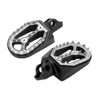 Foot Pegs Pedals Compatible With Suzuki For RM250 For RMZ450 2010 2011 2012 2013 2014 2015 Motorcycle Aluminum Footrest Footpeg Foot Pegs Accessories(Black)