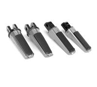 Foot Pegs Pedals Compatible With Suzuki For SV650 2016-2019 For SV650X 2018-2019 For SFV650 For Gladius 2009-2015 Motorcycle Front Rear Footrest Foot Pegs Pedals Parts(Grey)