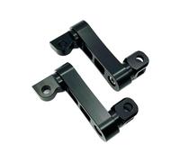 Foot Pegs Pedals For Sportster For Dyna 1 Pair Universal Motorcycle Adjustable Passenger Footpegs Highway Pegs Male Mount Kit Foot Peg Clamp Support Extensions Bracket(Black)