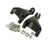 Foot Pegs Pedals For Sportster XL 883 1200 Custom 2004-2013 Motorcycle Passenger Footpeg Support Mount Motorcycle Foot Rests Pedal Footrest Pegs(Mounting Brackets)