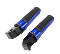 Foot Pegs Rear Passenger Pedal Footrests Compatible With Yamaha MT-09 MT-10 MT09 MT10 XSR700 XSR900 T-MAX 530 500 XJR1300 FZ1 FZ6 FZ6R XJ6(Black leather)