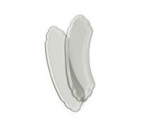 Foot Petals Women's Protectors, Comfortable Heel Grip for Pain Relief and Sizing Back Cushion Inserts, Charcoal Gel, Medium UK