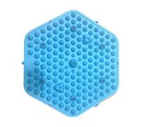 Foot Pleasure Mat, Foot Massage Mat, 16.14 Inch Toe Massage Cushion, Hexagonal Pressure Point Pad, Lightweight Foot Relief Cushion with Magnets to Release Tension