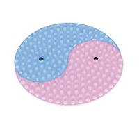 Foot Pleasure Mat, Foot Massage Mat, Tai Chi Shaped Pressure Point Pad, Thickened Massage Cushion for Big Toes, Yoga Foot Rock Mat with Magnets to Release Tension