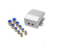 Foot Press Control BSPP 1/4" Threaded 2 Way 2 Position One Inlet One Air Pneumatic Foot Pedal Valve Switch FV-02(PC 10mm Fittings)